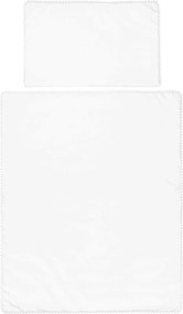 Sada do postieľok s čipkou biela 50x65cm