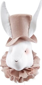 Dekorácia do detskej izby králik - púdrová