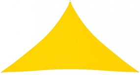 Tieniaca plachta trojuholníková 3,5 x 3,5 x 4,9 m oxfordská látka Dekorhome Béžová