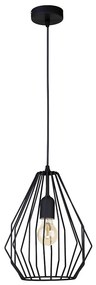 TK Lighting Luster na lanku BRYLANT BLACK 1xE27/60W/230V TK2257