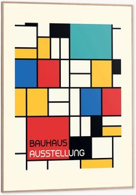 Nástenná dekorácia v ráme Bauhaus