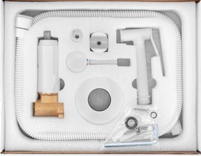 Rea Loop, podomietková bidetová batéria, biela matná, REA-B0255