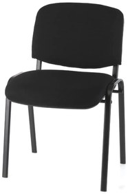 Konferenčná stolička Viva N, čierne nohy, čierna