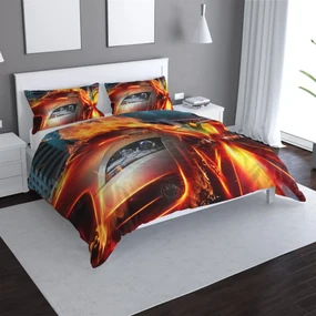 Sablio Obliečky Auto v plameňoch - 140x220 / 90x70