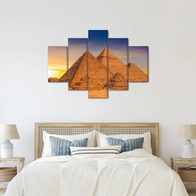 Obraz - Egyptské pyramídy (150x105 cm)