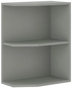 Kuchynská linka Bianka 350 cm - sivá / biely lesk