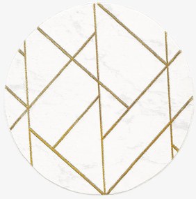 Koberec Diamond 0,8/0,8 A0052 biela/ zlatá