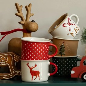 Hrnček FLOCON červený 945810 160 ml