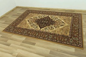 Koberec Isfahan Leyla jantár hnedý / béžový