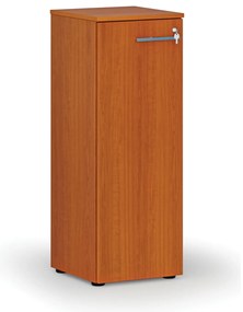 Nízka kancelárska skriňa s dverami PRIMO WOOD, 400 x 420 x 1087 mm, čerešňa