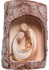 Svätá rodina Art-Deco v dreve