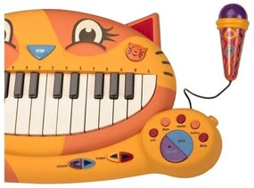 B-Toys - Detské piano s mikrofónom Kočka 4xAA