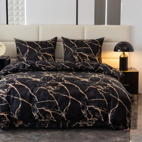 Obliečky z mikrovlákna OBSIDIAN čierne Rozmer obliečky: 70 x 80 cm | 140 x 200 cm