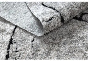 Moderný koberec COZY 8985 Brick Dlažba tehla, kameň - Štrukturálny, dve vrstvy rúna sivá Veľkosť: 280x370 cm