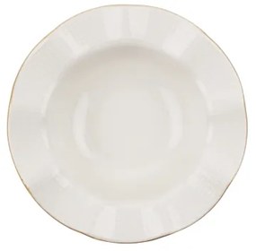 24-dielna jedálenská súprava biela/zlatá/porcelán