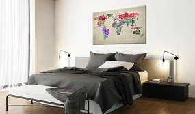 Artgeist Obraz na korku - Global Tournée (EN) [Cork Map] Veľkosť: 90x60