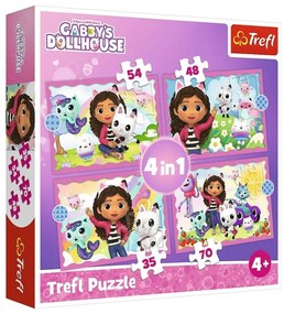 Trefl Gábinin kouzelný domek 4v1 35,48,54,70 dielov