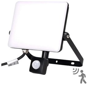 Aigostar - LED Reflektor so senzorom LED/50W/230V 6500K IP65 čierna