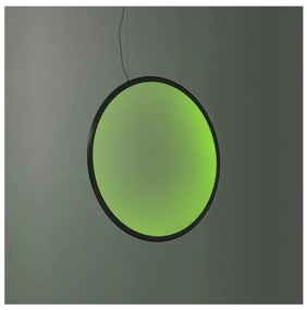 Artemide 1992330APP - LED RGBW Stm. luster na lanku DISCOVERY LED/42W/230V čierna