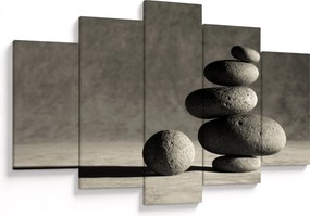 Obraz - Šedé kamene (150x105 cm)