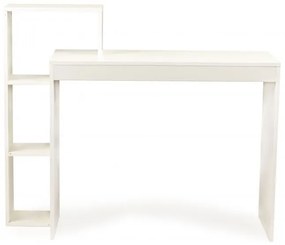 ModernHome Kancelársky stôl s knižnicou, HMODS-1 WHITE