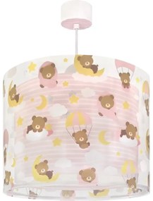 Dalber 41572S - Detský luster BABY TEDDY 1xE27/15W/230V ružová