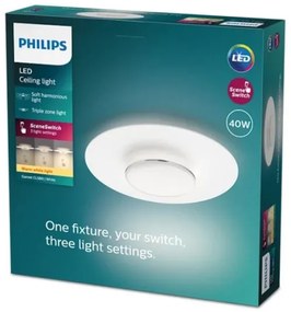 Philips- LED Stmievateľné stropné svietidlo GARNET SCENE SWITCH LED/40W/230V 2700K