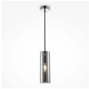 Maytoni P011PL-01CH - Luster na lanku GIOIA 1xE14/40W/230V čierna