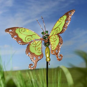 Zápich "Motýľ" 18 x 2,5 cm. Výška 50 cm.