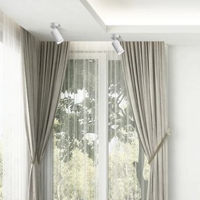 LED RGBW Stmievateľné kúpeľňové bodové svietidlo TURYN 1xGU10/6,5W/230V IP44 biela