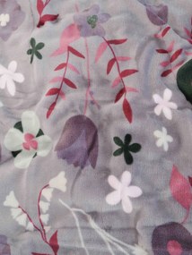 Obliečka na vankúš mikroplyš Exclusive 40 × 60 cm - Dora sivá