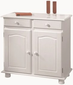 Komoda In-Lovi, bielená borovica