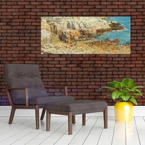 Obraz - Childe Hassam, A North East Headland, reprodukcia (120x50 cm)
