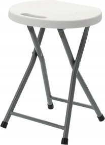 Skladací cateringový stolček - biely