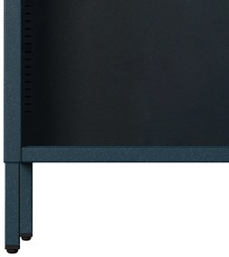 Nízky policový regál LUCA, 1000 x 900 x 350 mm, Modern: tmavomodrá farba