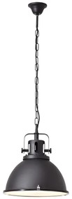 Brilliant - Luster na reťazi JESPER GLAS 1xE27/60W/230V čierny