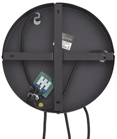 Dizajnové závesné svietidlo čierne s dymovým sklom 3-svetlá - Ana