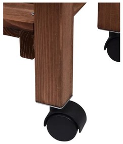 dobar Vyvýšený záhon s mriežkou, 79 x 28,5 x 130 cm (hnedá)  (100371497)