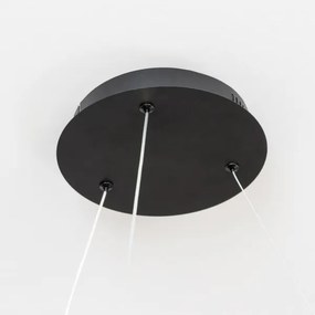 Brilagi - LED stmievateľný luster na lankách FALCON II LED/99W/230V priemer 60 cm čierna + diaľkové ovládanie
