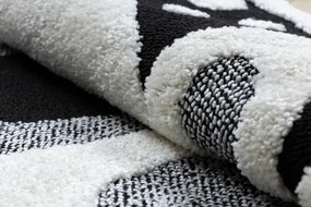 Koberec JOY Teddy krém / čierny