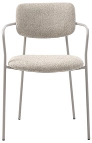 Krémovobiela jedálenská stolička Zama – Unique Furniture