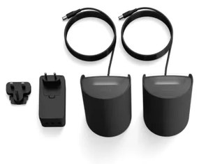 Philips -SADA 2x LED RGBW stmievateľné svietidlo Hue PLAY Wall Washer LED/20W/230V 2000–6500K čierna