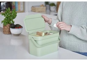 SmartStore Plastový kôš na bioodpad Collect, zelená, 5 l