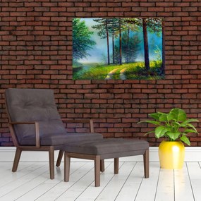 Obraz - Olejomaľba krajiny (90x60 cm)