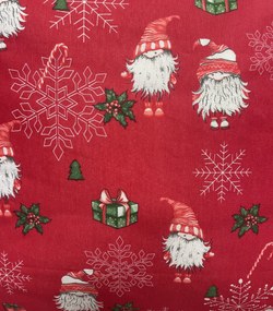 Obliečky bavlnené Vianočné Merry Christmas red 200x140cm+90x70cm TiaHome
