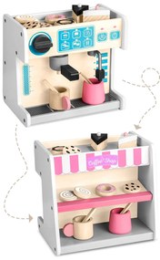 Cukráreň s kávovarom Ricokids 785101 biela