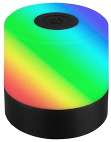 Briloner 7462015 - LED RGB nabíjacia stolná lampa LED/1,5W/5V IP44 čierna