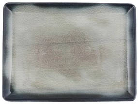 Porcelánová sada 26 ks talířů CeramicLike modrá/hnědá