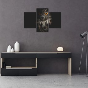 Obraz sovy (90x60 cm)