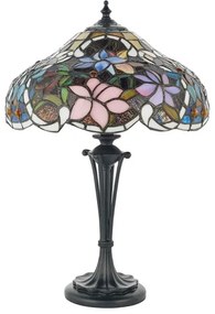 Endon 64327 - Stolová lampa Tiffany SULLIVAN 2xE14/40W/230V pr. 30 cm